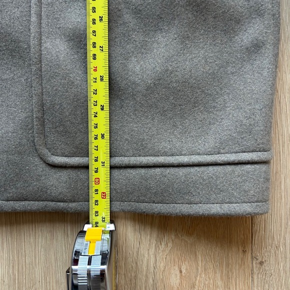 NWT Uniqlo U Lemaire Women's Tailored Coat FW22 Beige Wool Blend S Oversized - Picture 11 of 14